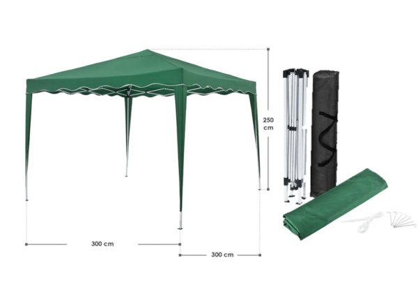 Faltpavillon grün  (VERLEIH)